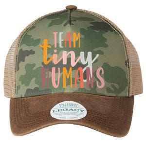 NICU Nurse ICU Neonatal Boho Colorful Retro Team Tiny Humans Legacy Tie Dye Trucker Hat