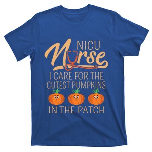 Nicu Nurse I Care For The Cutest Pumpkins In The Patch Gift T-Shirt