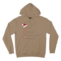 Naughty Nice Insufficient Evidence Funny Xmas Hoodie