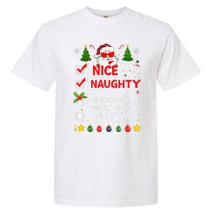 Nice Naughty Innocent Until Proven Guilty Too Hot Ugly Xmas Garment-Dyed Heavyweight T-Shirt