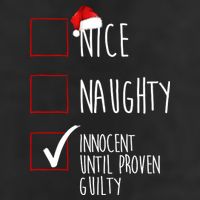 Nice Naughty Innocent Until Proven Guilty Garment-Dyed Heavyweight T-Shirt