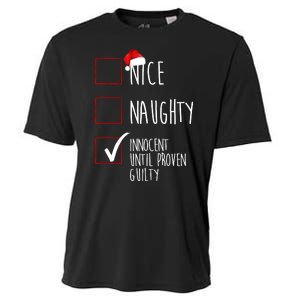 Nice Naughty Innocent Until Proven Guilty Cooling Performance Crew T-Shirt