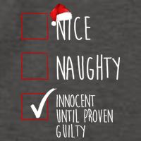 Nice Naughty Innocent Until Proven Guilty Vector Backpack