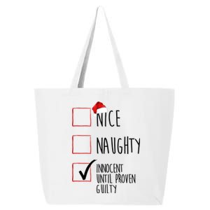 Nice Naughty Innocent Until Proven Guilty 25L Jumbo Tote