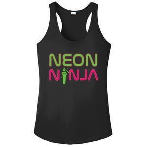 Neon Ninja I Electronic Raver Music Dj Festival Rave Ladies PosiCharge Competitor Racerback Tank