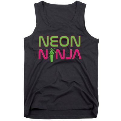 Neon Ninja I Electronic Raver Music Dj Festival Rave Tank Top