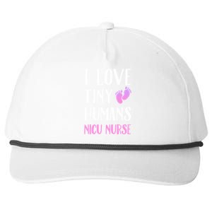 Nicu Nurse I Love Tiny Hu Cute Gift Snapback Five-Panel Rope Hat