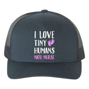 Nicu Nurse I Love Tiny Hu Cute Gift Yupoong Adult 5-Panel Trucker Hat