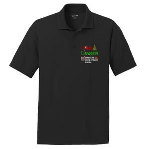 Nice Naughty Innocent Until Proven Guilty Christmas List Gift PosiCharge RacerMesh Polo