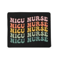 NICU Nurse ICU Neonatal Retro Nursing Team Tiny Humans Tee Mousepad