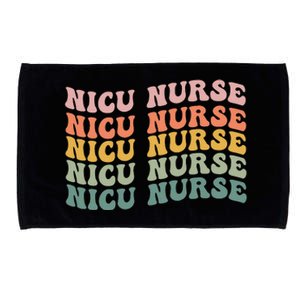 NICU Nurse ICU Neonatal Retro Nursing Team Tiny Humans Tee Microfiber Hand Towel