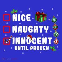 Nice Naughty Innocent Until Proven Gift Tank Top
