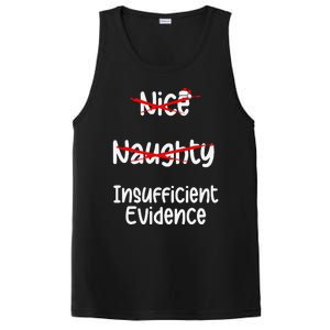 Nice Naughty Insufficient Evidence Christmas List PosiCharge Competitor Tank