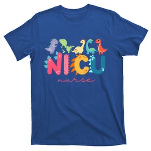 Nicu Nurse Icu Neonatal Dinosaur Team Tiny Hu Cool Gift T-Shirt