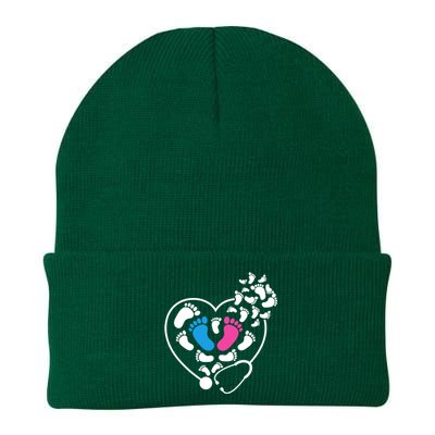 Nicu Nurse Icu Nurse Heart Cool Gift Knit Cap Winter Beanie