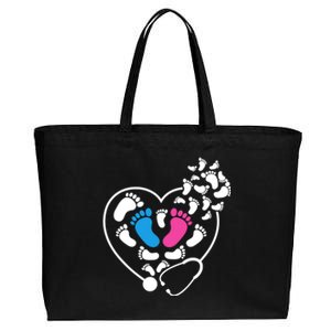 Nicu Nurse Icu Nurse Heart Cool Gift Cotton Canvas Jumbo Tote