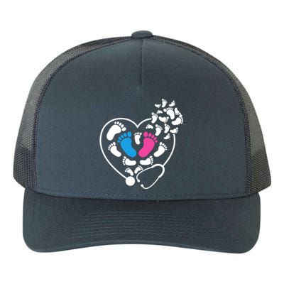 Nicu Nurse Icu Nurse Heart Cool Gift Yupoong Adult 5-Panel Trucker Hat