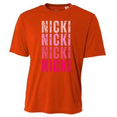 Name Nicki I Love Nicki Cooling Performance Crew T-Shirt