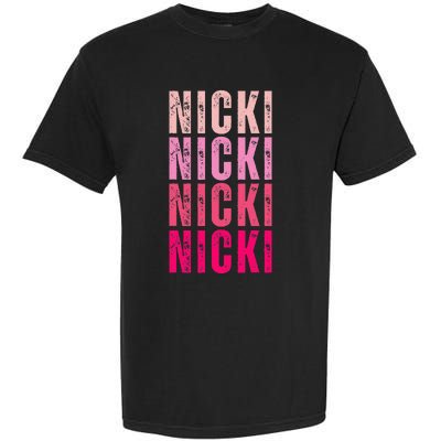 Name Nicki I Love Nicki Garment-Dyed Heavyweight T-Shirt