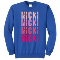 Name Nicki I Love Nicki Sweatshirt