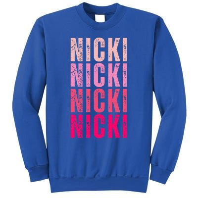 Name Nicki I Love Nicki Sweatshirt