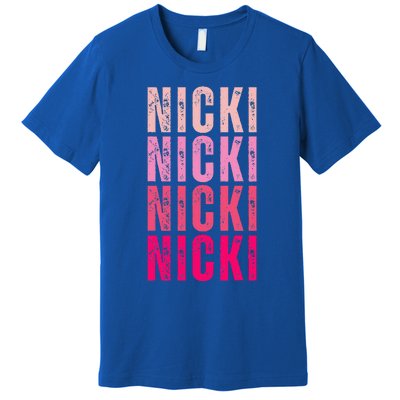 Name Nicki I Love Nicki Premium T-Shirt