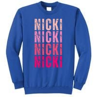 Name Nicki I Love Nicki Tall Sweatshirt