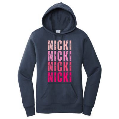 Name Nicki I Love Nicki Women's Pullover Hoodie