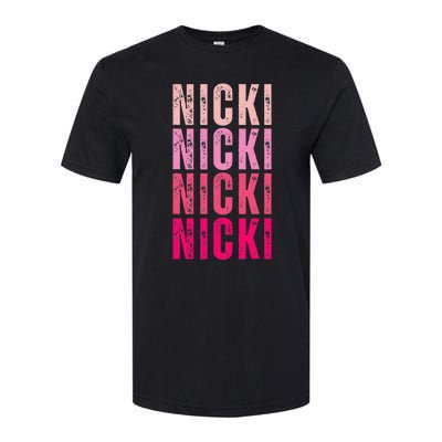 Name Nicki I Love Nicki Softstyle CVC T-Shirt