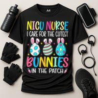 NICU Nurse I Care For The Cutest Bunnies In The Patch Easter Cooling Performance Crew T-Shirt