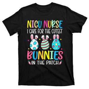 NICU Nurse I Care For The Cutest Bunnies In The Patch Easter T-Shirt