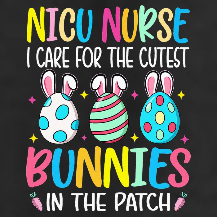 NICU Nurse I Care For The Cutest Bunnies In The Patch Easter Adult Drive Performance Visor