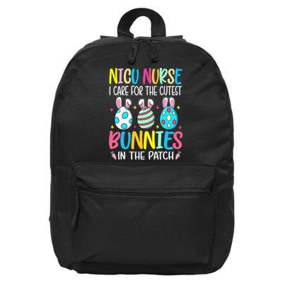 NICU Nurse I Care For The Cutest Bunnies In The Patch Easter 16 in Basic Backpack