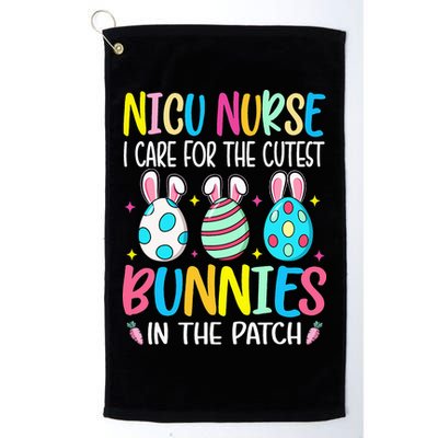 NICU Nurse I Care For The Cutest Bunnies In The Patch Easter Golf Towel