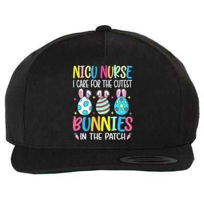 NICU Nurse I Care For The Cutest Bunnies In The Patch Easter Wool Snapback Cap