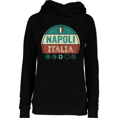 Napoli Naples Italy Holiday Souvenir Womens Funnel Neck Pullover Hood