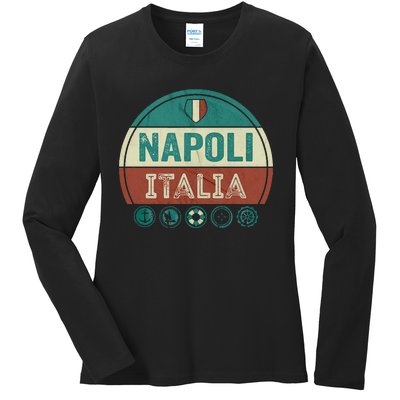 Napoli Naples Italy Holiday Souvenir Ladies Long Sleeve Shirt