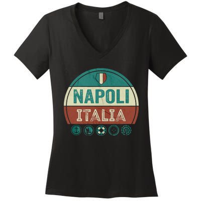 Napoli Naples Italy Holiday Souvenir Women's V-Neck T-Shirt