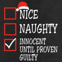 Nice Naughty Innocent Until Proven Guilty Christmas List 15oz Campfire Ceramic Mug