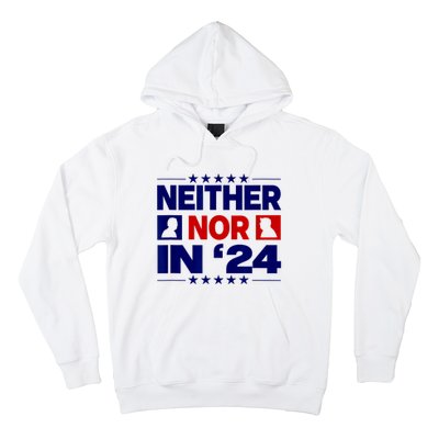 Neither Nor In 24 Funny Trump US Flag Biden Retro Vintage Hoodie