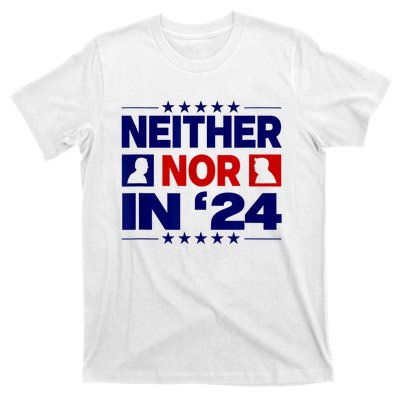 Neither Nor In 24 Funny Trump US Flag Biden Retro Vintage T-Shirt