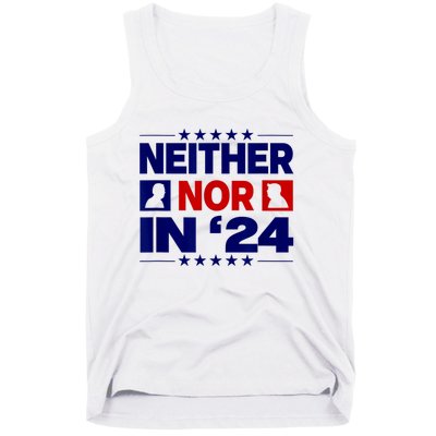 Neither Nor In 24 Funny Trump US Flag Biden Retro Vintage Tank Top