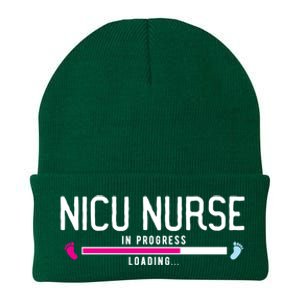 Nicu Nurse In Progress Icu Nurse School Nicu Nurse Meaningful Gift Knit Cap Winter Beanie