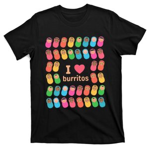 NICU Nurse I Love Burritos Infant Care Specialist Newborn T-Shirt