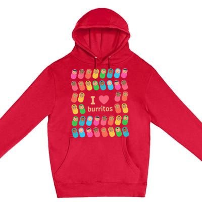 NICU Nurse I Love Burritos Infant Care Specialist Newborn Premium Pullover Hoodie