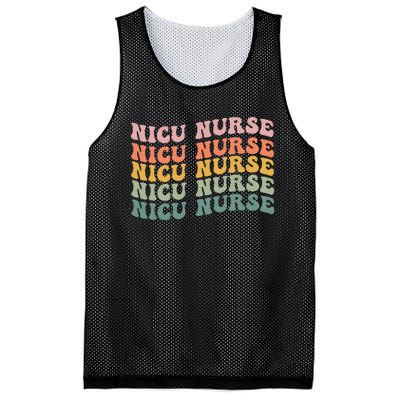 NICU Nurse ICU Neonatal Retro Nursing Team Tiny Humans Mesh Reversible Basketball Jersey Tank