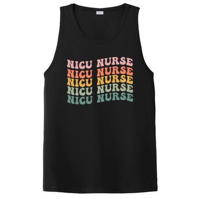 NICU Nurse ICU Neonatal Retro Nursing Team Tiny Humans PosiCharge Competitor Tank