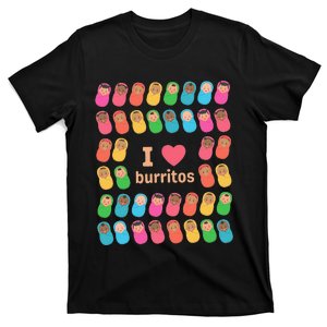 NICU Nurse I Love Burritos Infant Care Specialist Newborn T-Shirt