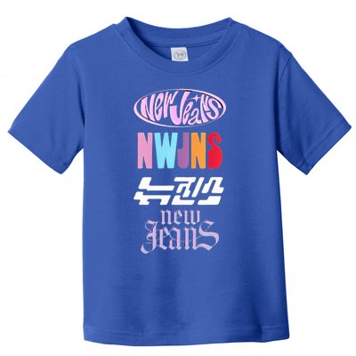 Newjeans New Jeans NWJNS Kpop LOGOS Toddler T-Shirt