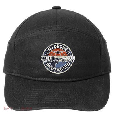 Nj New Jersey Drone Skeet Shooting Club 7-Panel Snapback Hat